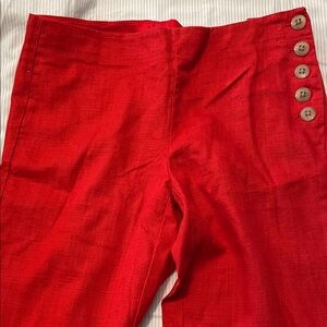 Elevenses Scarlet Wide Leg Trousers